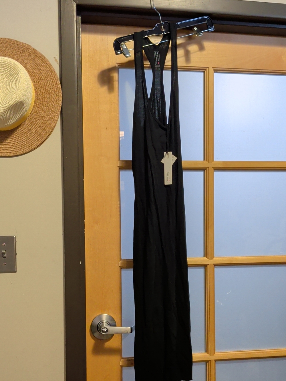 Black Maxi Dress with Racerback - Unbranded